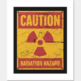 Radiation Hazard | Cold War Fallout Shelter Sign Posters and Art